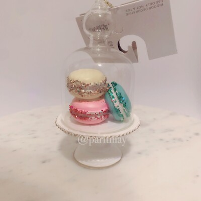 Target Wondershop Glass Macaron Cookies Christmas Tree Ornament 2023 (NWT)