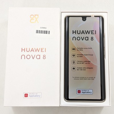 Huawei nova 8 ANG-LX2 128GB Gold Unlocked Clean IMEI 