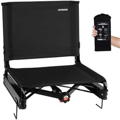 Stadium Seats with Back Support,Bleacher Chairs with Back and Cushion,Folding...