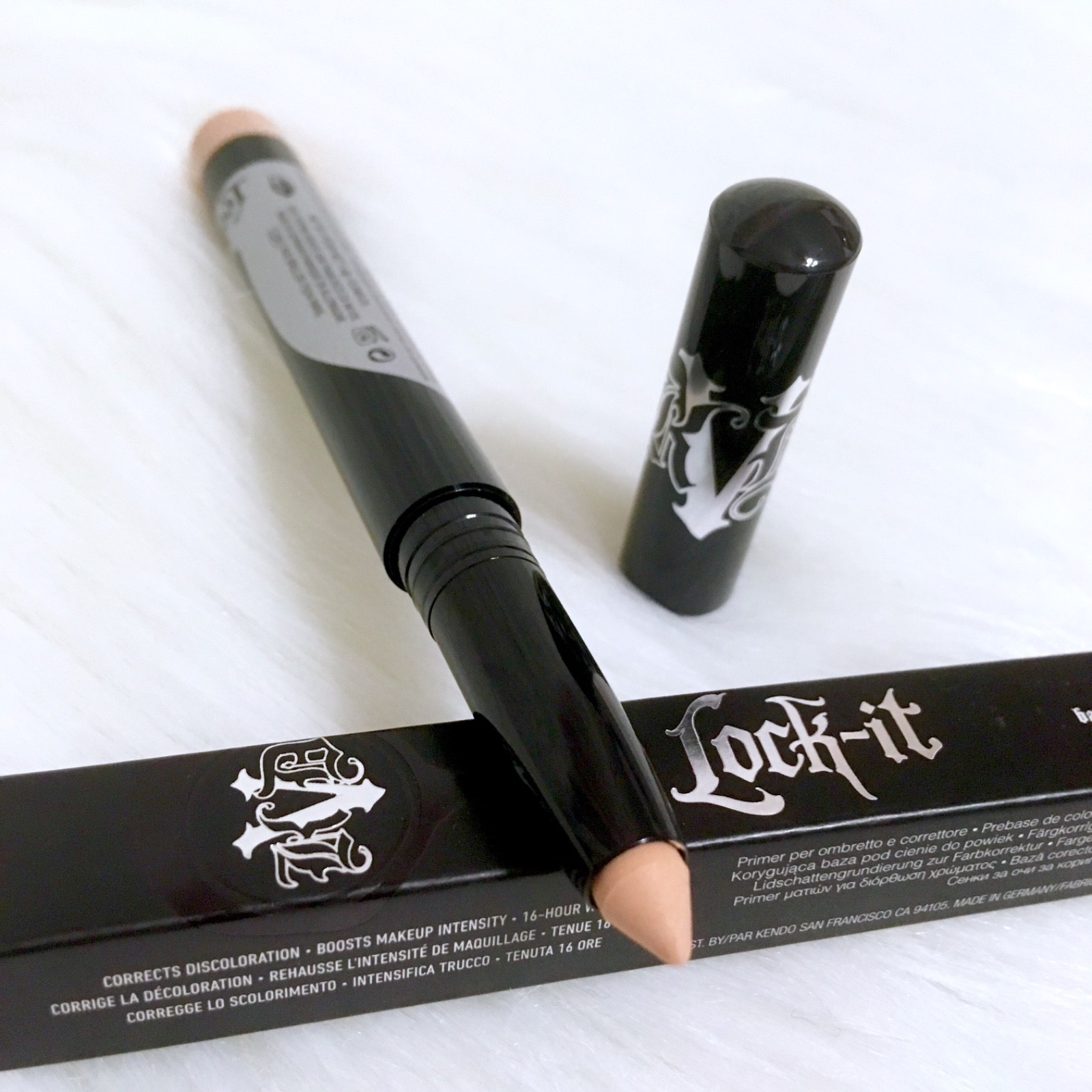 Kat Von D LOCK-IT Color Correcting Eyeshadow Primer LIGHT BNIB 100% Authentic