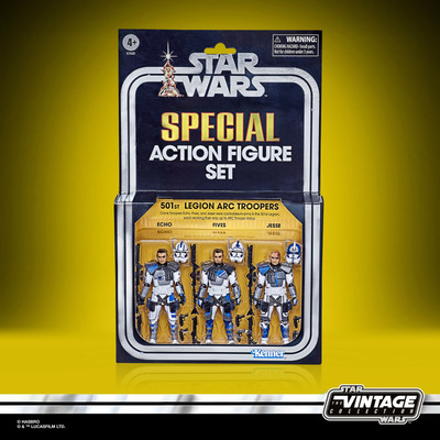 Star Wars Vintage Collection 501st LEGION ARC TROOPERS 3-pack Set NIB 2020 SDCC
