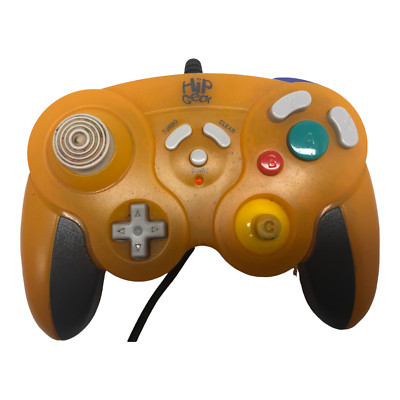 Hip Gear Orange Players Pad Controller Works with Nintendo GameCube Tested