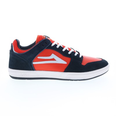 

Lakai Telford Low MS4210262B00 Мужские Синие Оранжевые Замшевые Кроссовки Скейтер Обувь, Синий, Lakai Telford Low