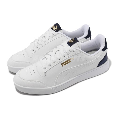 

Мужская повседневная обувь унисекс Puma Shuffle White Peacoat Gold 309668-05, Белый, Shuffle