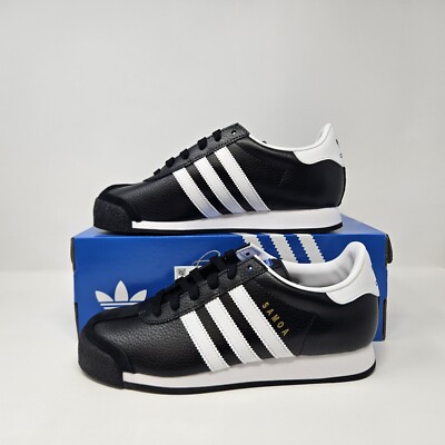 Men's Adidas Originals Samoa 'Black/White/Gold Metallic' / 019351 / Size 10