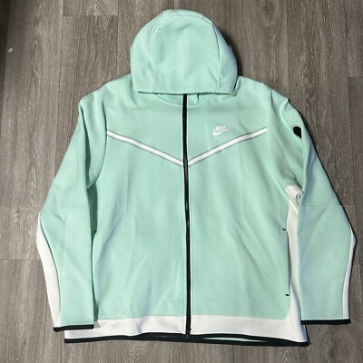 Nike Men's Sportswear Tech Fleece Full-Zip Hoodie Mint CU4489-379 Size 2XLT Tall