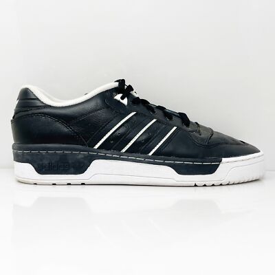 

Adidas Мужские кроссовки Rivalry Low Black Casual Shoes Размер 10, Черный, Rivalry Low