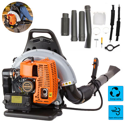 NEW Backpack Leaf Blower Gas Powered Snow Blower 665CFM 300MPH 63CC 2-Stroke 3HP