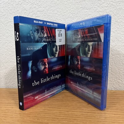 The Little Things (Blu-ray/Digital, 2021) w/ Slipcover Denzel Rami Jared SEE PIX