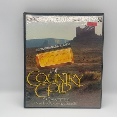 A Ton of Country Gold |5 Cassettes Box Set| Hammard Head Cleaner