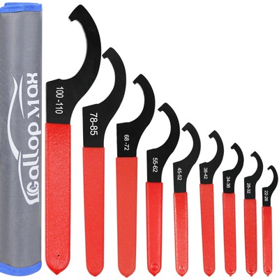 9Pcs Coilover Spanner Wrench Set, Universal Spanner Wrenches Motorcycle Shock...
