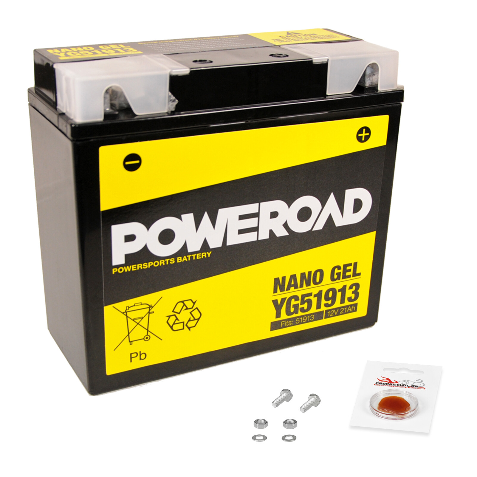 GEL Motorradbatterie 12V 21Ah 51913 BMW R850 R1100