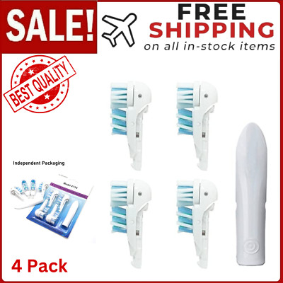 Sensitive Replacement Toothbrush Heads Compatible with Oral-B Cross Action Power