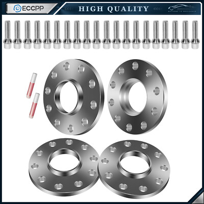 4Pcs 15mm 5x130 Hub Centric Wheel Spacers For Porsche 911 Cayenne Boxster Cayman