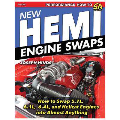 New Hemi Engine How to Swap 5.7 6.1 6.4  Hellcat Engines into Anything book
