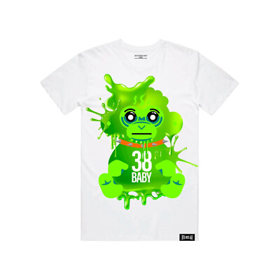 White Never Broke Again 38 Slime Tee