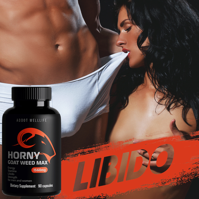 Horny Goat Weed, Energy, stamina performance for men women 90 caps 1560mg