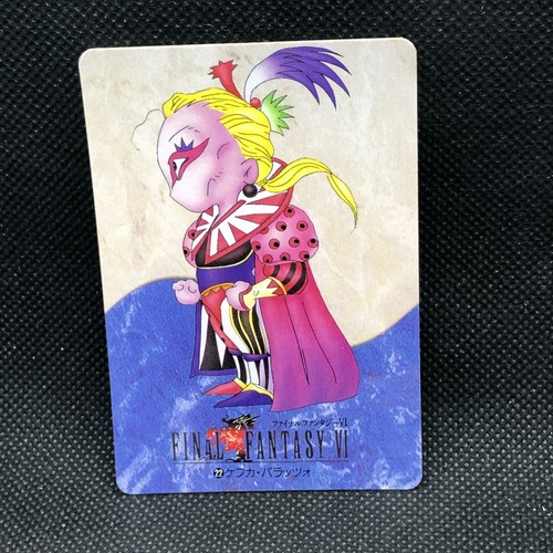 Cefca No. 22 FF6 Final Fantasy 6 Card Very Rare BANDAI 1994