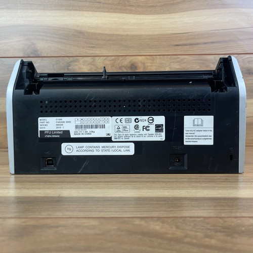 Fujitsu ScanSnap S1500 Gray USB Instant PDF Sheet-Fed Color Image Scanner for PC