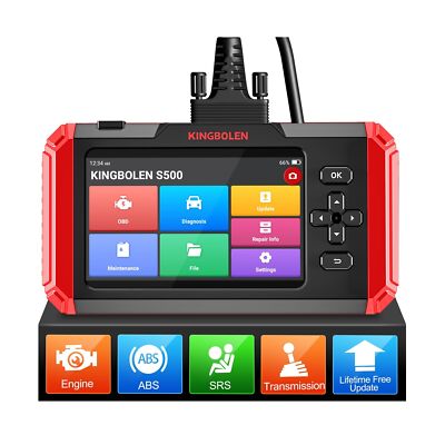 KINGBOLEN OBD2 Scanner S500 Car Scanner, Lifetime Free Update Diagnostic Scan...