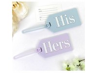 his and hers luggage tags