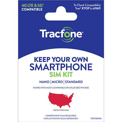 Tracfone Bring Your Own Phone Prepaid SIM Kit | 3-in-1 CDMA Sim Card