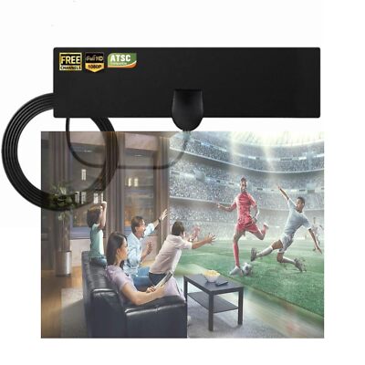 Indoor Digital Hdtv Antenna Long Range 150+ Miles Tv Antenna For L...