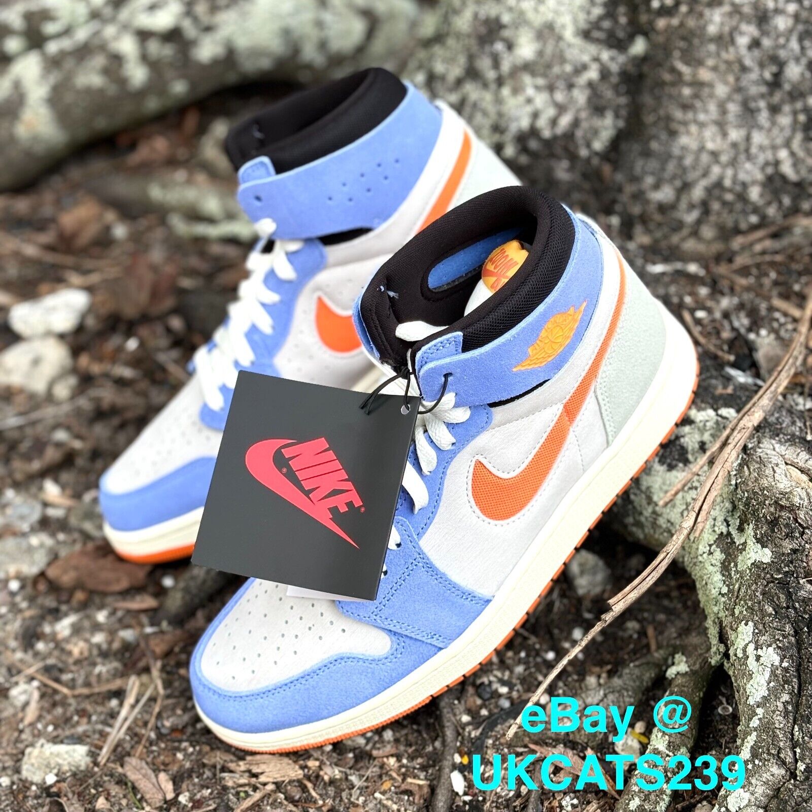 Nike Air Jordan 1 High Zoom CMFT 2 Shoes University Blue Nike Air Jordan 1 High Zoom CMFT 2 Shoes University Blue