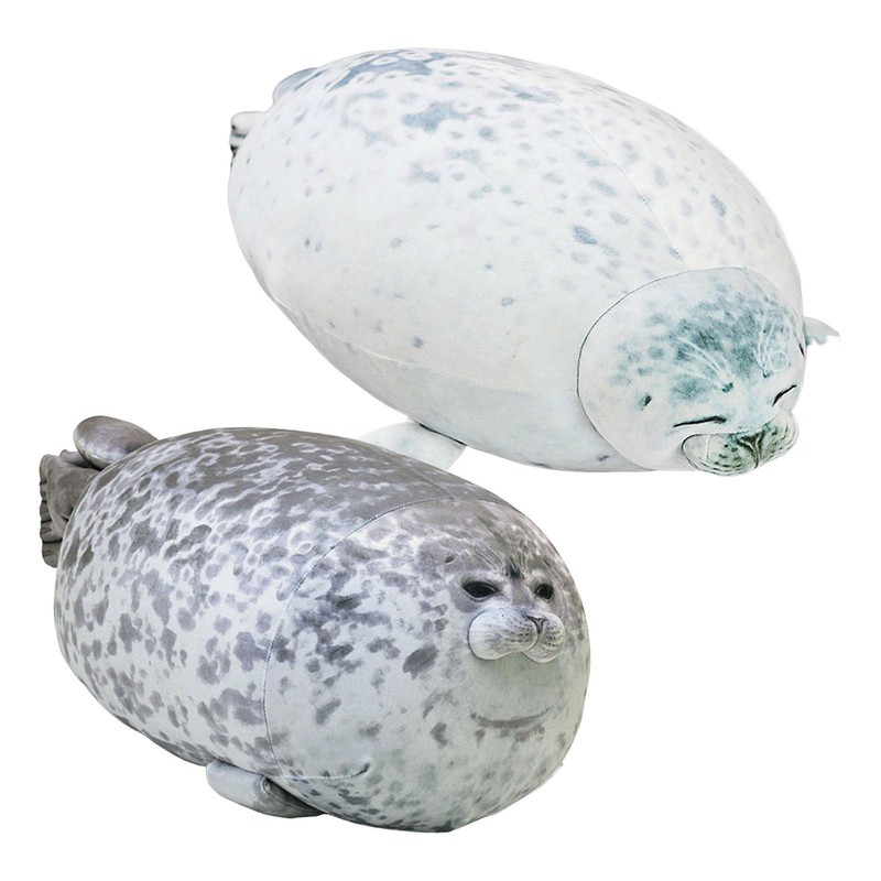 Seal Pillow Cute Seal Plush Stuffed Animal Plush Toy Realistic Soft Stuffed Doll