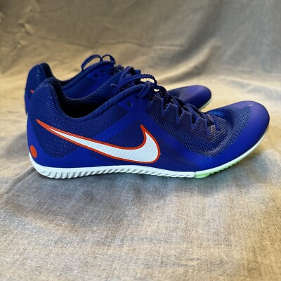 Nike Zoom Rival Men's Size 7 Sprint Track & Field Racer Blue Spikes DC8749-401