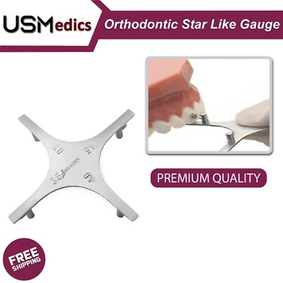 Positive Brackets Positioner Orthodontics Bracket Positioning Height Gauge NEW