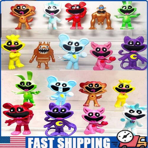 8/10pcs/set  Poppy Smiling Critters PVC Catnap Cartoon Animals Toy for Kid Gift