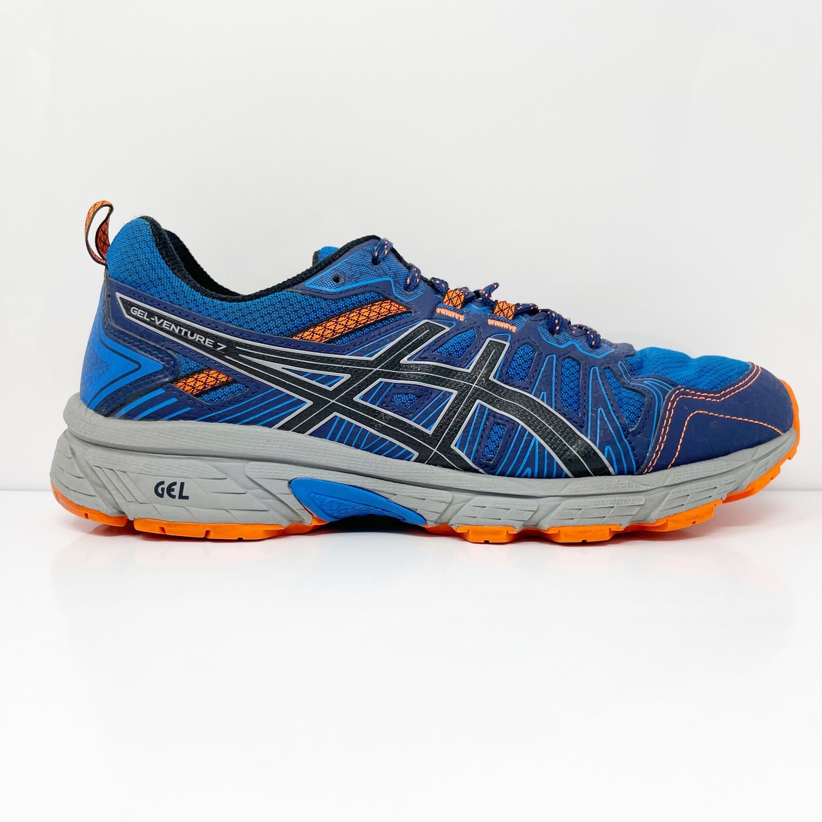

Кроссовки мужские Asics Gel Venture 7 1011A560 синие кроссовки размер 8, Синий, Gel Venture 7