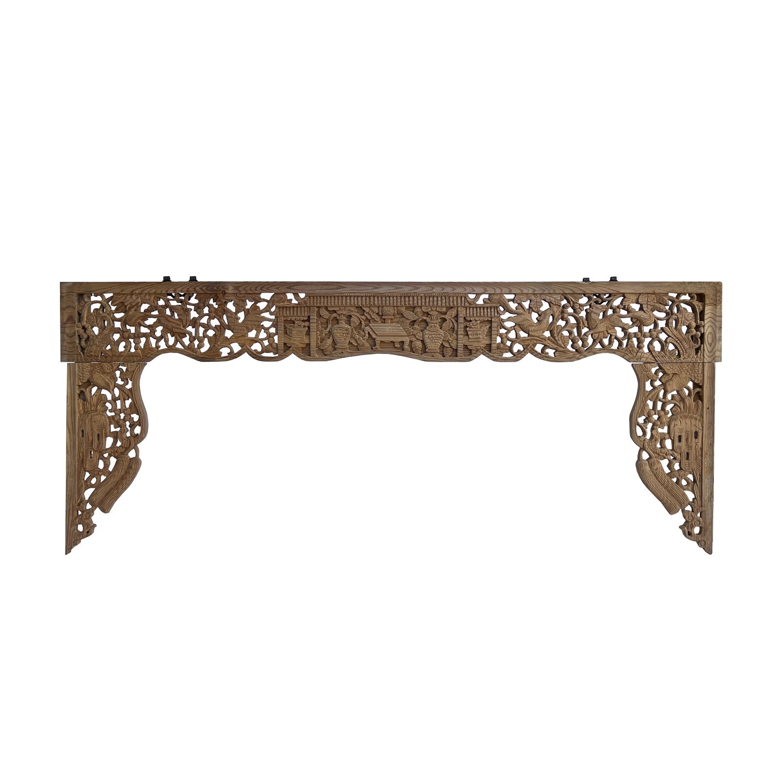 Chinese Vintage Relief Scenery Carving Arch Shape Wood Wall Art ws3106S Chinese Vintage Relief Scenery Carving Arch Shape Wood Wall Art ws3106S