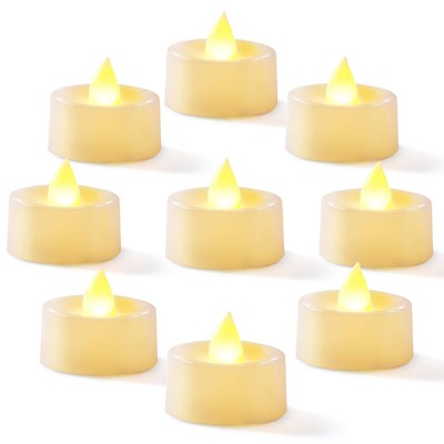 Homemory 100-Pack Flameless LED Tea Lights Candles Battery Operated, 2