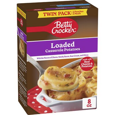 Betty Crocker Loaded Casserole Potatoes Twin Pack 8 OZ