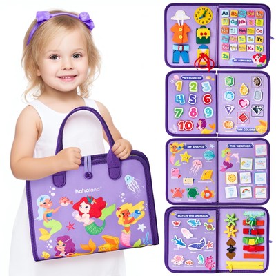 Busy Board - Montessori Toys for 3 Year Old Girl Bithday Gif