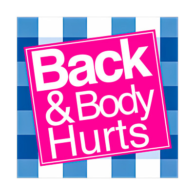 Funny Hard Hat Back And Body Hurts Helmet Decal Foreman USA Machine Shop