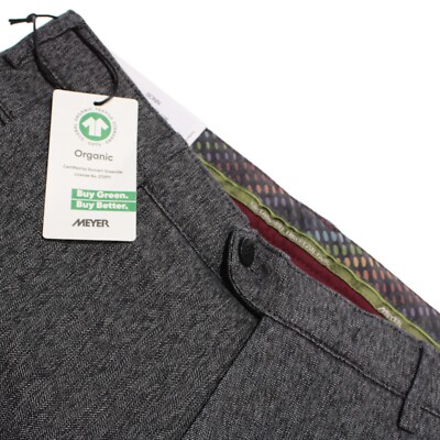 Meyer NWT Chinos / Casual Pants Size 98 Tall (34 US) Blue Melange Cotton Blend