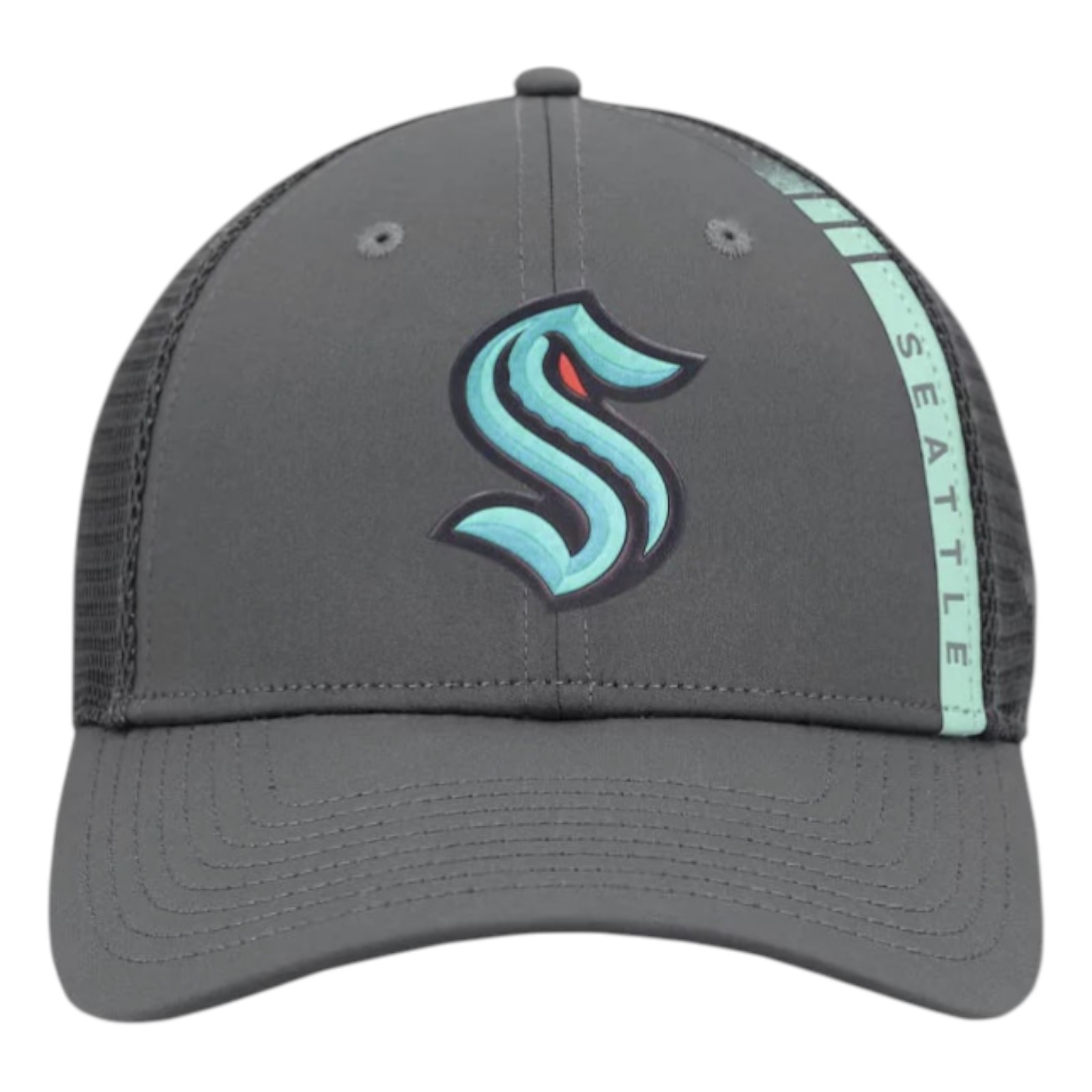 Fanatics NHL Seattle Kraken Authentic Pro Home Ice Trucker Hat Cap