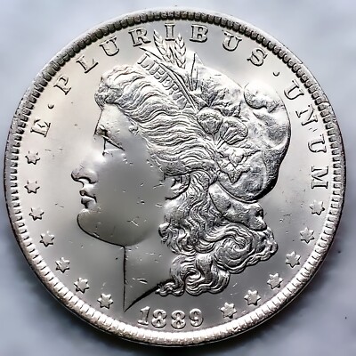 1889 MORGAN SILVER DOLLAR 90% $1 COIN US #S510