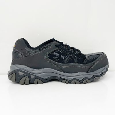 

Skechers Mens Cankton 77055 Черная повседневная обувь Кроссовки Размер 7.5, Черный, Cankton