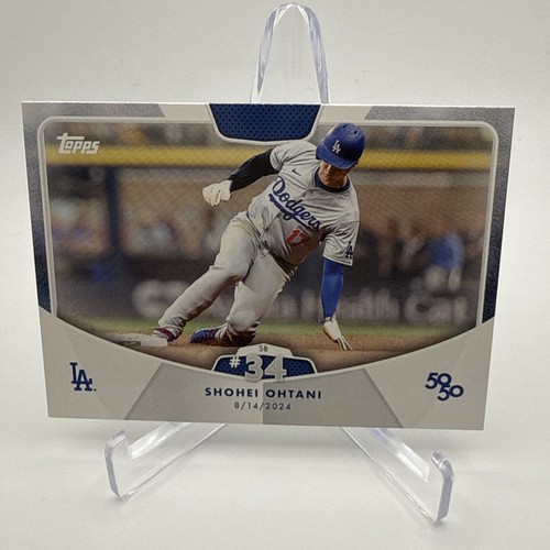 Topps - /50 大谷翔平 2024 Topps Ohtani Dodgers MLB Shohei Ohtani 2024 Topps 50/50 SB #34 Los Angeles Dodgers