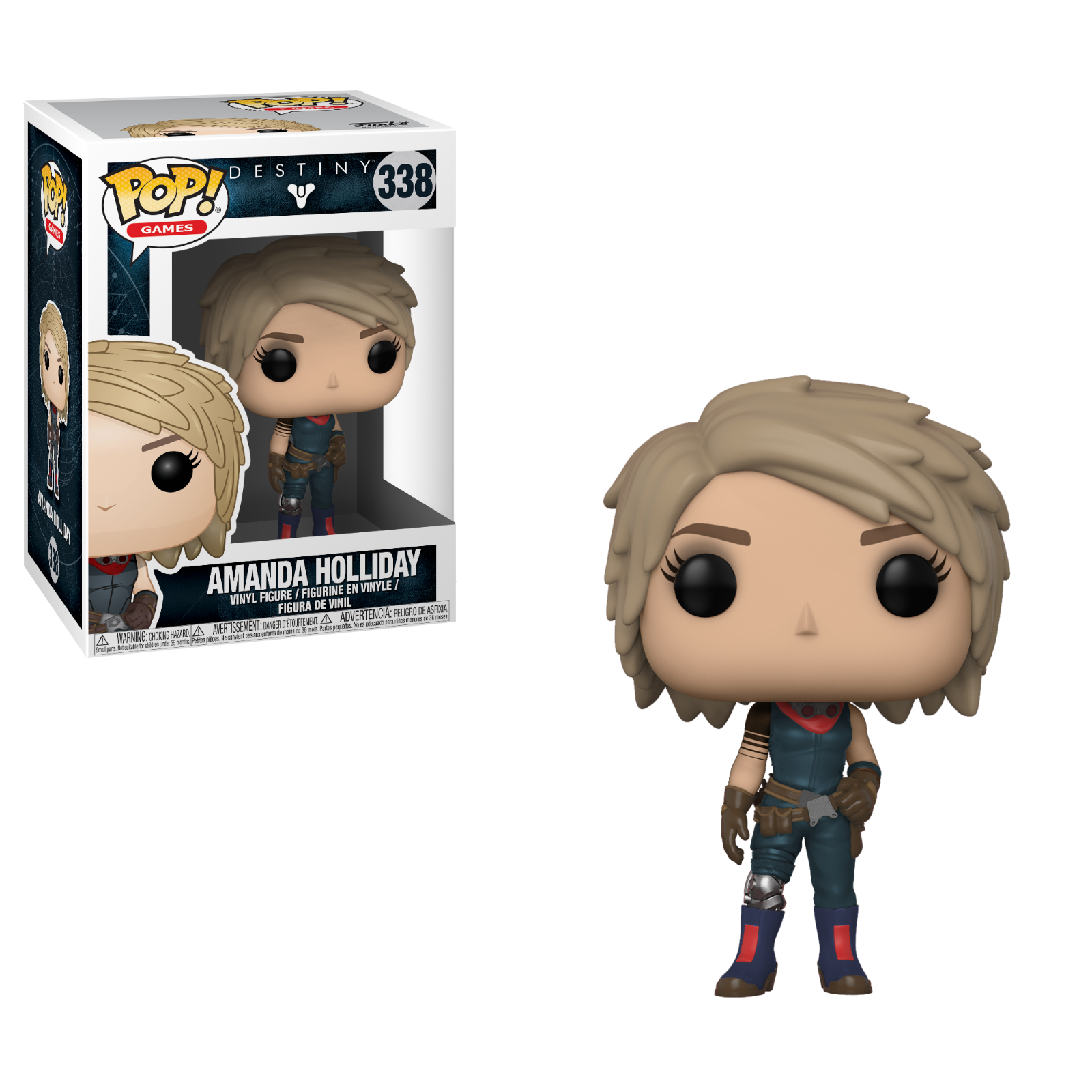 Funko Pop! Games 338 Destiny Amanda Holiday Pop Vinyl Figure FU30107 Funko Pop! Games 338 Destiny Amanda Holiday Pop Vinyl Figure FU30107