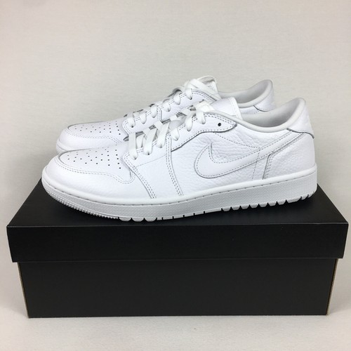 シューズ NIKE - Nike Air Jordan 1 Low Golf  Triple White Nike Air Jordan 1 Low Golf White Triple White 2022 Spikeless