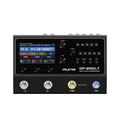 Valeton GP-200LT Multi Effects Pedal Multi Effects Processor Guitar Effects P...