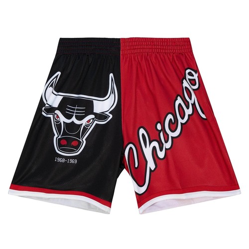 

МОДНЫЕ ШОРТЫ NBA MITCHELL - NESS BIG FACE 5.0 CHICAGO BULLS, Black/red
