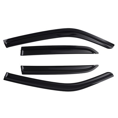 Rain Guard Deflector Window Visor for Chrysler 300 2005-2010 Black 4Pcs Set