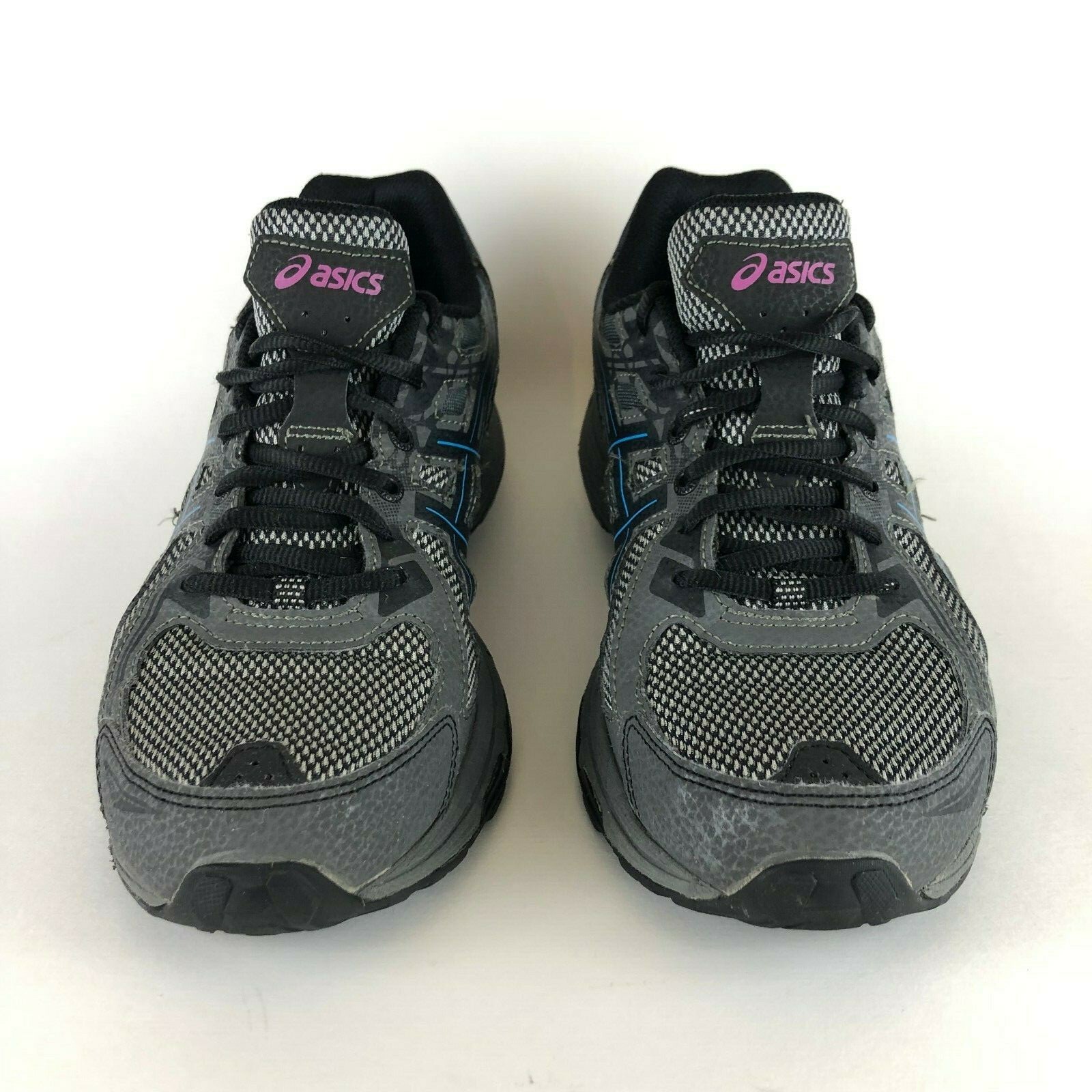 ASICS GEL-Venture 6 Trail Running Shoes - Black Pink - Womens Size 11