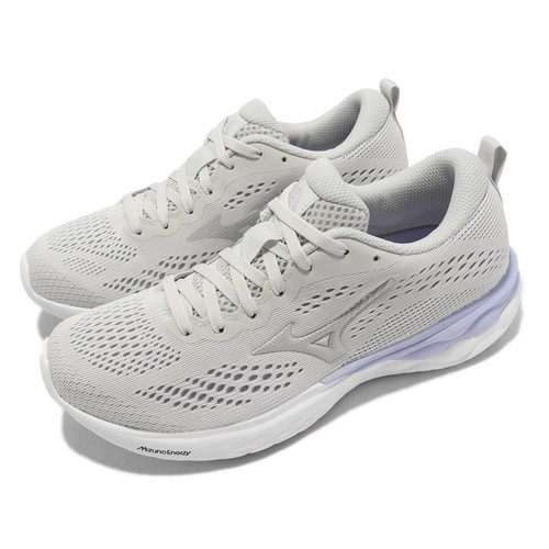 Женские кроссовки Mizuno Wave Revolt 2 D Wide Grey Purple White J1GD2185-04